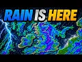 RAIN IS HERE 5 Day UK Ireland Weather Forecast