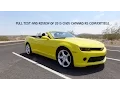 What you NEED to know about the 2015 Chevrolet Camaro RS Convertible