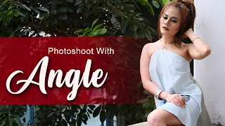 photoshoot with angle model cantik ini keren dan sangat luwes
