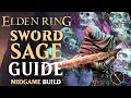 Elden Ring Sword of Night and Flame Build Guide - How to Build a Sword Sage Level 50 Guide