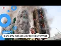 Brand in flatgebouwen Hongkong nog niet geblust