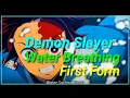 Demon slayer First Form Water Surface Slash Tanjiro