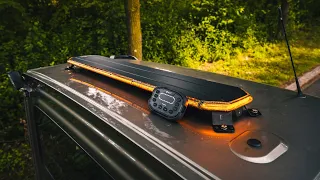 Video: LED dakset amber | 1054mm | 12-24v | incl. controller
