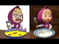Download Lagu Masha and The Bear - Recipe For Disaster 🍲 Masha plus porridge l funny cartoon drawing meme