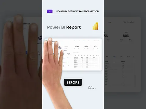 Performance Dashboard in Power BI | Before and After ✌🏻