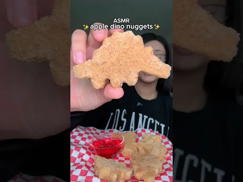Apple dino nuggets taste test 🍎