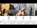 적재 - 처음 사랑해 기타 강좌(Juk Jae l First Love Guitar Tutorial)
