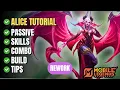 Alice Rework in Mobile Legends Complete Guide - Skills Combos Builds Tips
