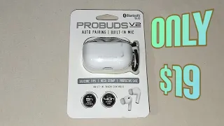 ProBuds V2 Bluetooth Earbuds By Tzumi - Unboxing And Setup Airpod Pro Clones