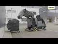 How to use the Karcher B 300 RI LPG Industrial sweeper scrubber