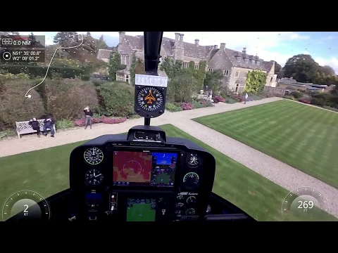 Download MP3 Robinson R66 Helicopter Flight to Kemble Airport