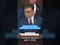 Speaker Johnson drops BAD NEWS on Trump s 2028 talk