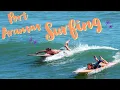 Port Aransas Surfing Horace Caldwell Pier 4K
