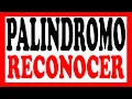 Algorithm to determine if a word is a palindrome