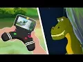 Lagu SuperCar Rikki Rescue Kids toy from Big Dinosaur | Cars Cartoon Songs \u0026 Rhyme