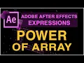 What Is An Array - After Effects Expression Tutorial