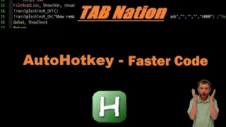 10 Fast Ways to Make Your Autohotkey Code Faster