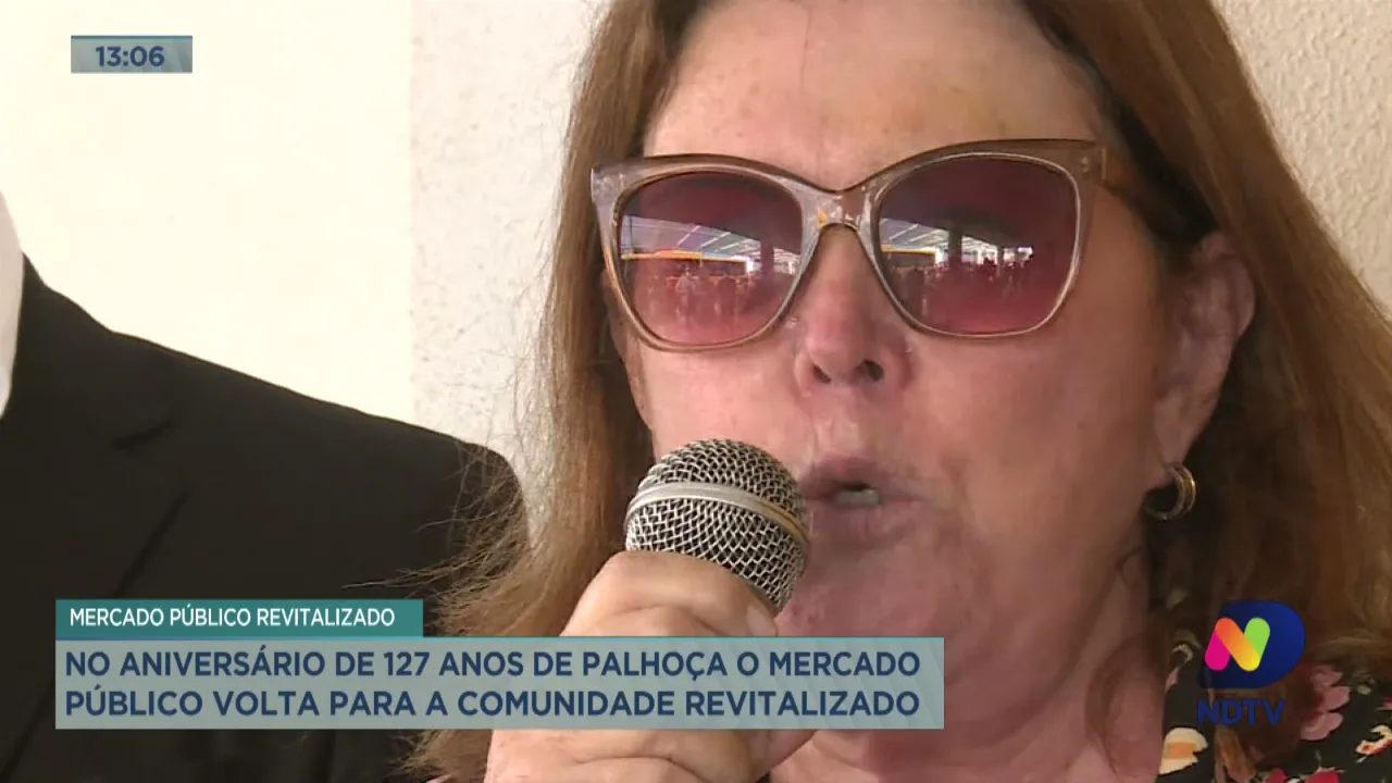 No aniversário de 127 anos de Palhoça o Mercado Público volta para a comunidade revitalizado
