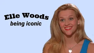 elle woods being iconic for almost 5mins legally blonde