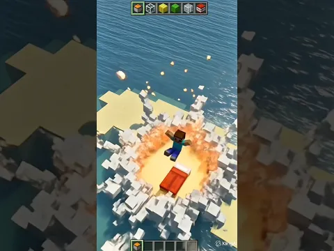 This TNT Blanket Was a BIG Mistake😬 #minecraft #minecraftshorts #gaming #funny