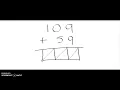 Addition practice using the lattice method