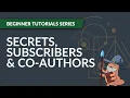 World Anvil Privacy Secrets Subscribers Co-Authors World Anvil Tutorial for Beginners 6
