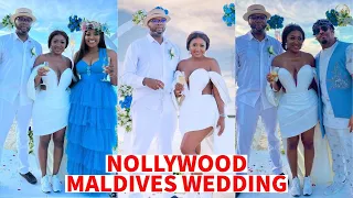 despite being controversial mary njoku said yes to jason njoku in breathtaking maldives wedding