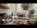 Affordable Cozy Winter Decorating Small Space Cottage Farmhouse Decor You ll Love