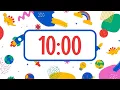 10-Minute Cleanup Timer Countdown Song – Catchy Tunes for Kids Cleanup Count down!