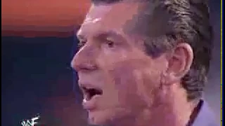 trish stratus rescued by the rock from vince mcmahon