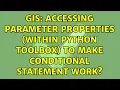 GIS Accessing parameter properties within Python Toolbox to make conditional statement work