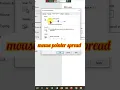 Mouse pointer icon change Mouse pointer Spread Computer Basic Bangla
