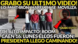 GRABO ULTIMO VIDEO! LO M44T4RON HARFUCH SE DESPLIEGA, CAEN 16 FUERON ELLOS, PRESIDENTA YA LLEGO