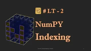 NumPy LT2 Array Indexing