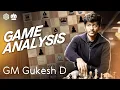 Game Analysis by Grandmaster Gukesh D 2022 Chess Olympiad