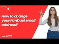 How to change your FanDuel email address - Quick Easy Solution