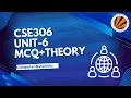 Unit 6 CSE306 MCQ Subjective Computer Networks