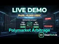 Oxus Tech LIVE Demo Polymarket Arbitrage