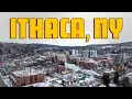 A Winter Wonderland in Ithaca NY 4K Drone Tour