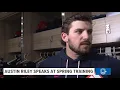 Austin Riley speaks at Braves Spring Training