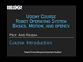 Udemy Course ROS for Beginners Basics Motion and OpenCV