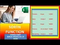 SortN Function google sheet