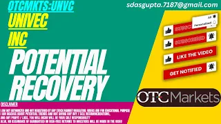 UNIVEC STOCK POTENTIAL RECOVERY UNVC STOCK