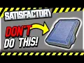 USE THIS Reinforced Iron Plate RECIPE in Satisfactory 1 0