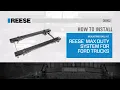 REESE Max Duty Fifth Wheel Mounting System Installation - Ford F-150 Half Ton Truck