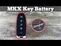 2011 - 2015 Lincoln MKX Remote Fob Key Battery Change