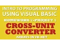 VB net 7-pp1 Multiple-Unit Converter VB net Arrays