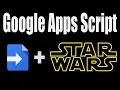 Star Wars Crawl with Google Sites and Apps Script