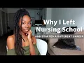 WHY I LEFT NURSING SCHOOL Became A Clinical Lab Tech Risa B