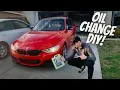 HOW TO DO AN OIL CHANGE ON A BMW F30 335I DIY